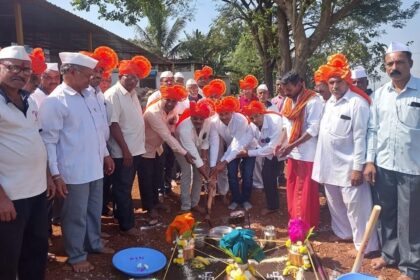 सुळगा (हिं.) येथे श्री जोतिबा व काळभैरव मंदिराचे भूमिपूजन